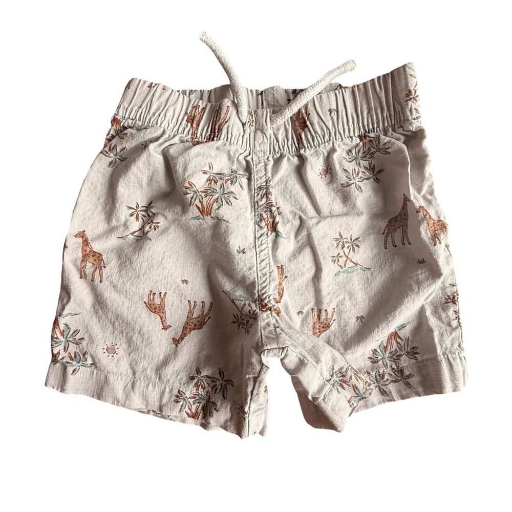 Kids Safari Print Shorts